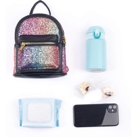 New Bling Mini Backpack Convertible Shoulder Cross Bags Purse - Variant # 1 - Picture 4 of 7